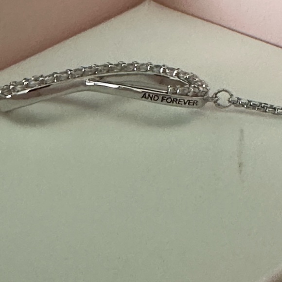 New Origami Owl “Let’s Celebrate” Bolo Infinity Symbol Bracelet In Gift Box - Picture 8 of 8